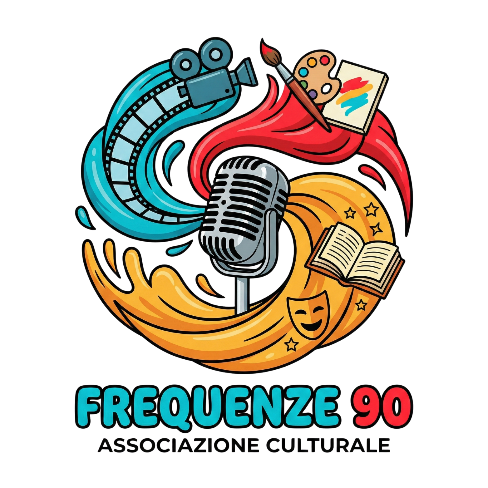 Logo dell'Associazione Culturale Frequenze 90, associazione culturale di San Donaci (Brindisi)